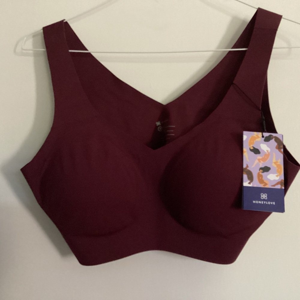 Honeylove V-Neck Bra, NWT, 1X, Fig